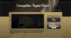 Desktop Screenshot of cosmobaptist.org